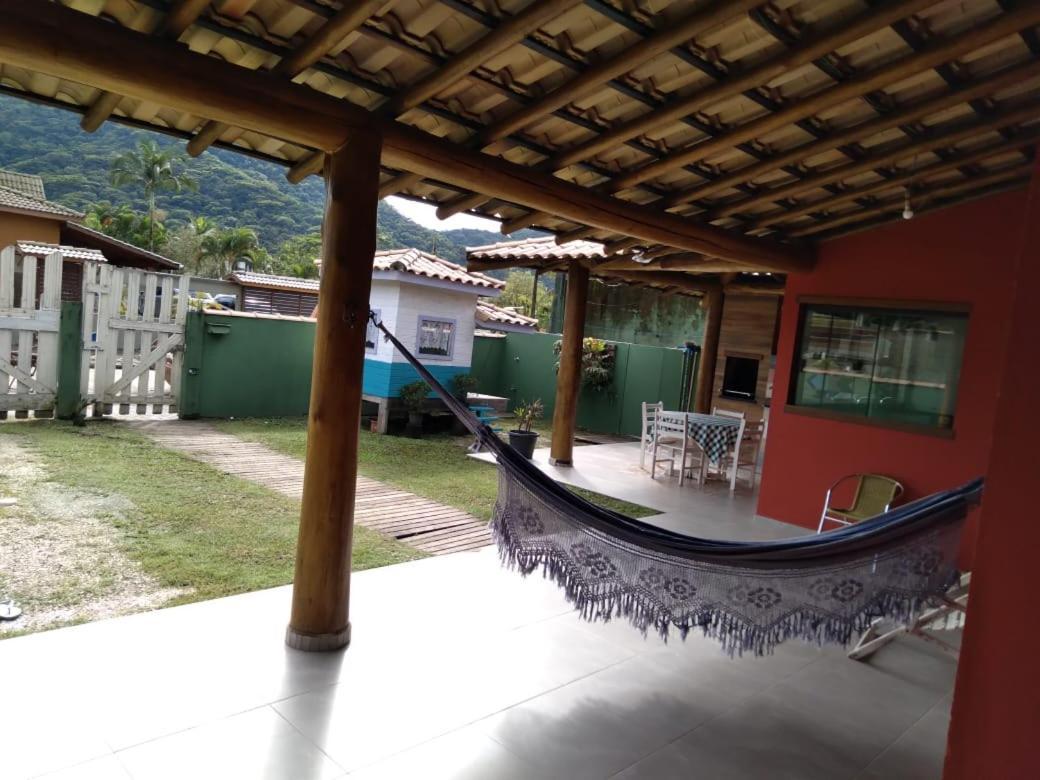 Casa Praia. Linda Varanda Para Um Cochilo Na Rede Ubatuba Bagian luar foto