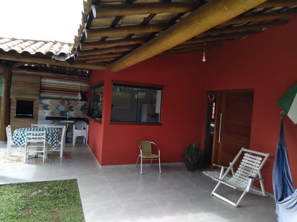 Casa Praia. Linda Varanda Para Um Cochilo Na Rede Ubatuba Bagian luar foto