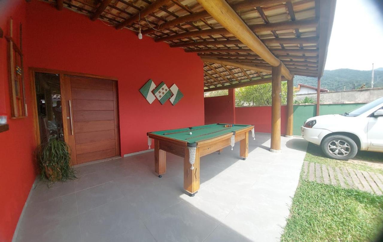 Casa Praia. Linda Varanda Para Um Cochilo Na Rede Ubatuba Bagian luar foto